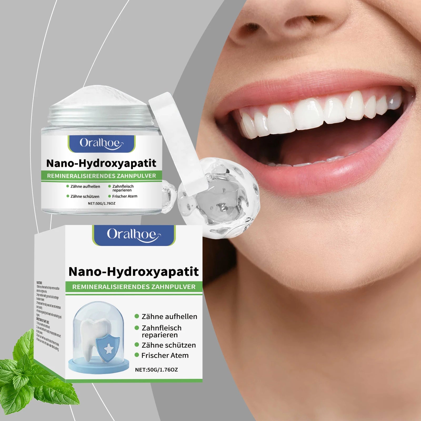 Teeth Whitening Powder - Plaque & Stain Remover