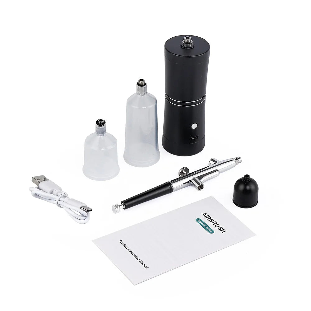 Airbrush Nail Art Painting Kit Mini Airbrush for Nail Art Cake Painting Portable Hand Sprayer Gun Airbrush Nail