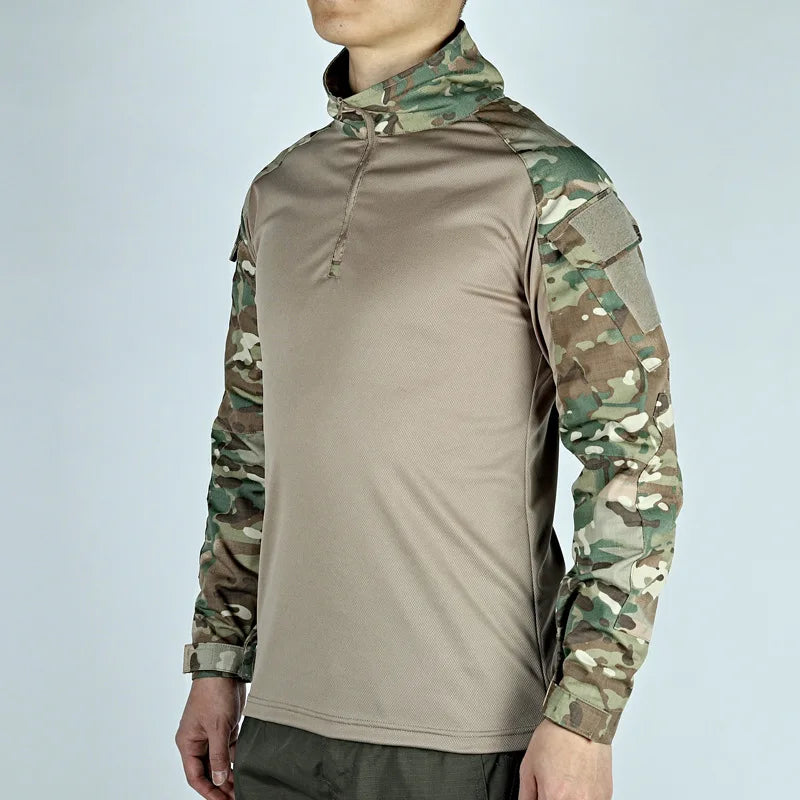 Army Outdoors Long Sleeve Tactical Shirt - Breathable Training & Hiking Tee