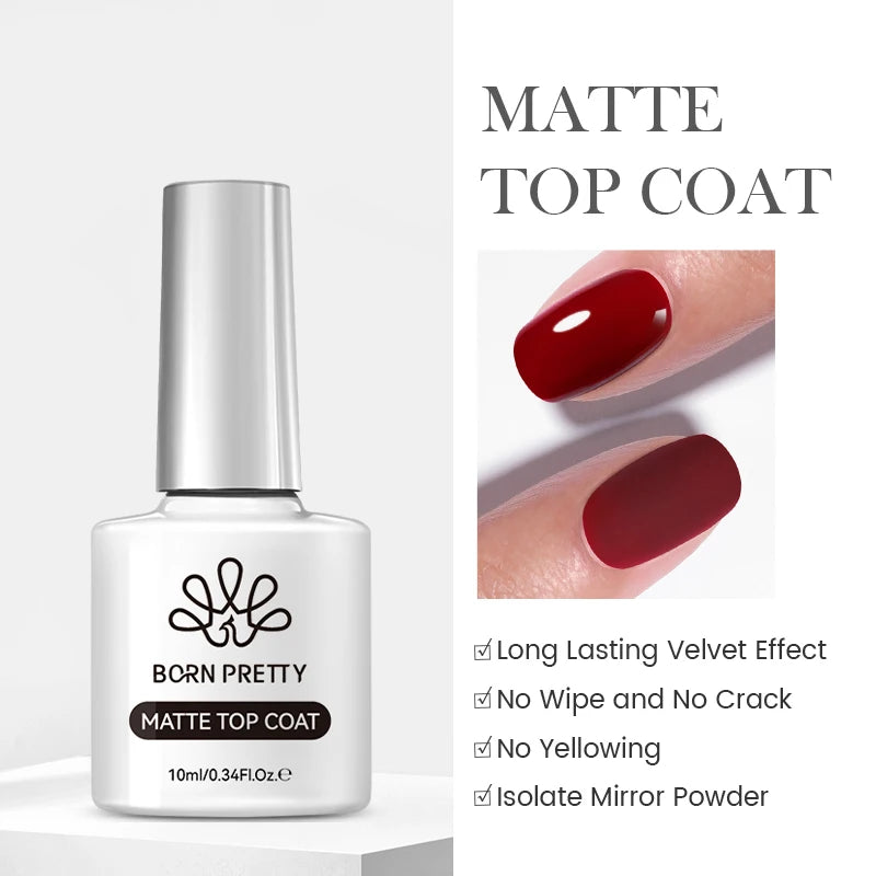 BORN PRETTY 10ml Gel Nail Polish Gel 130 Colors Semi Permanent Solid Nail Gel Varnish Soak Off UV Gel for Base Top Coat