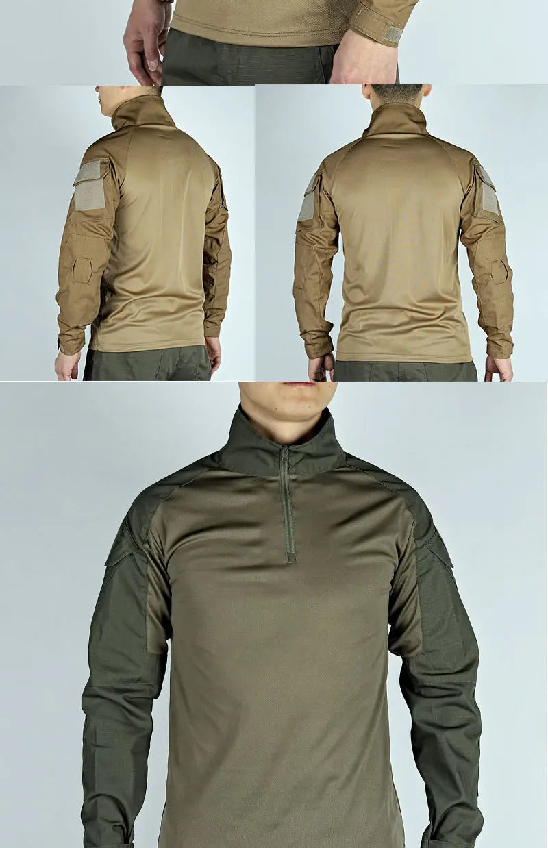 Army Outdoors Long Sleeve Tactical Shirt - Breathable Training & Hiking Tee