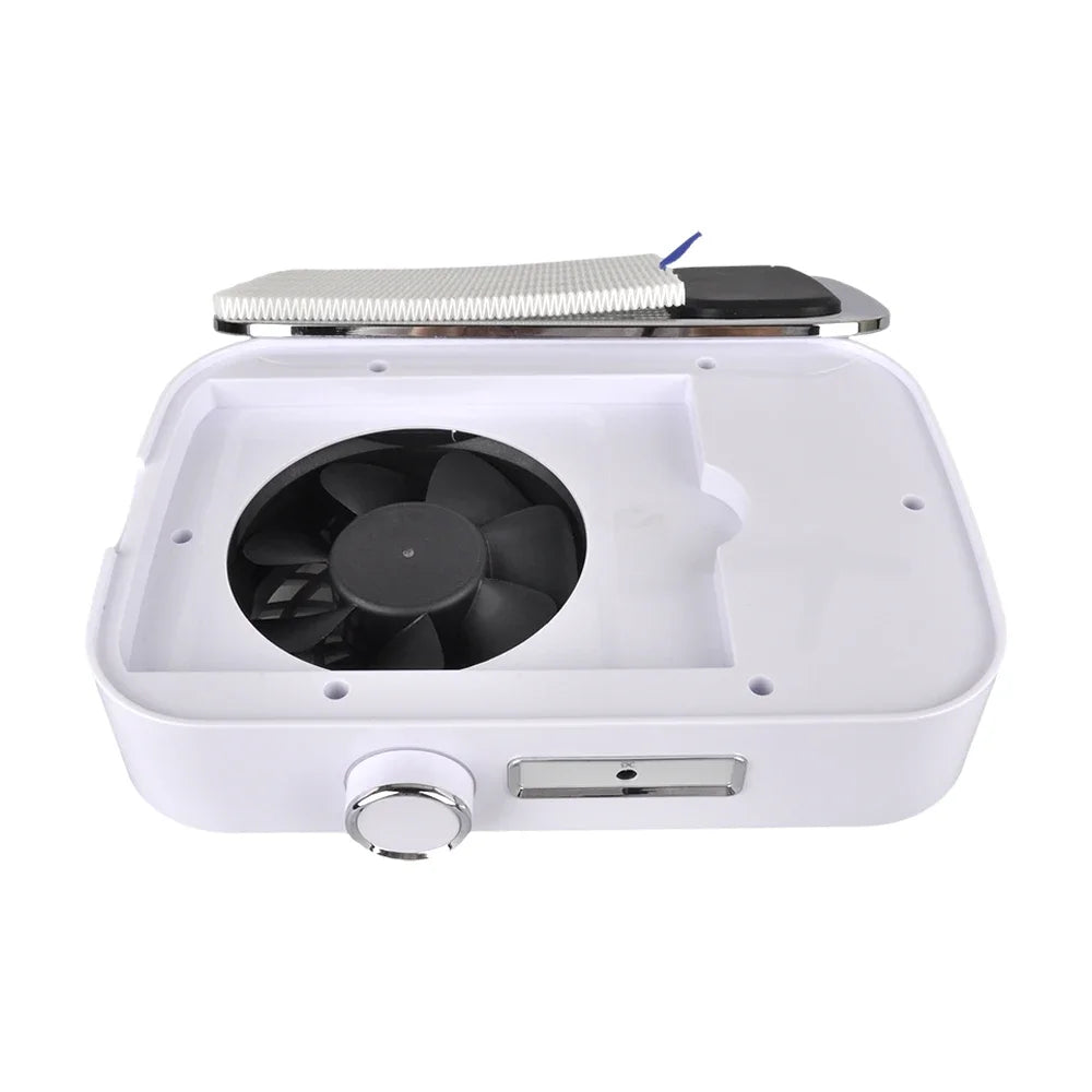 Aspirateur à poussière pour ongles – Ventilateur aspirateur puissant pour ongles 80 W avec filtre réutilisable