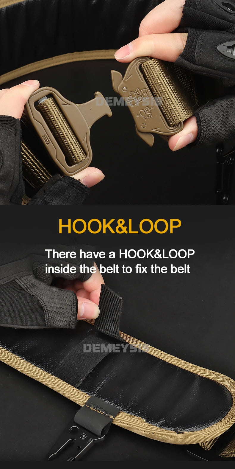Tactical MOLLE Padded Belt - Combat Waist Belt for Airsoft & Hunting