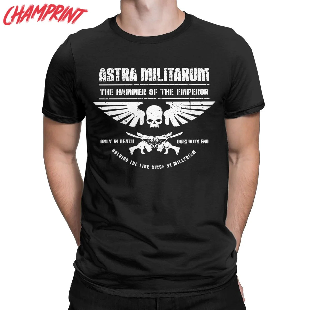 Hammer Of The Emperor Astra Militarum T-Shirt - Gaming Graphic Tee