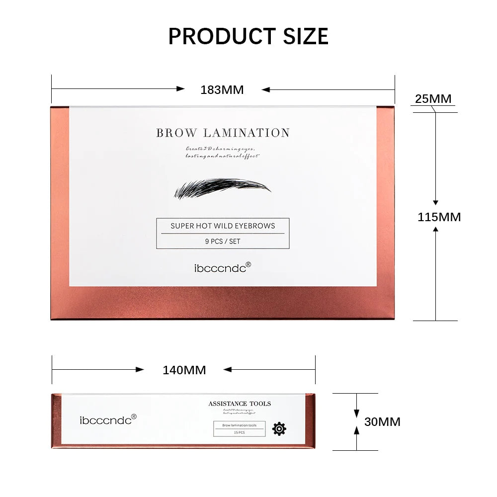 Professional Brow Lamination Kit - At-Home Eyebrow Lift & Perming Set