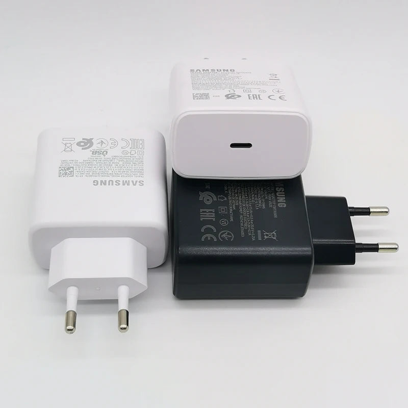 Chargeur Samsung 45 W à charge ultra rapide, adaptateur de charge rapide de 1,8 m de type C pour Galaxy S24, S23, S22, S21, S20, Note 20 Ultra, 10, Z Flip, Fold 6, 5, 4, 3 et 2
