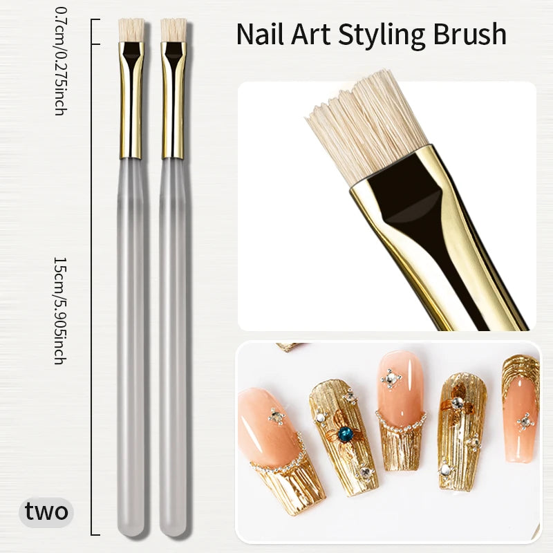 Professional Nail Art Stripe Liner Brushes - Multifunctional Design Set