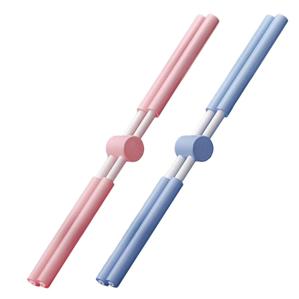 Yoga posture correction stick, Telescopic Pilates posture corrector, Fitness standing posture training buckle body shape stick