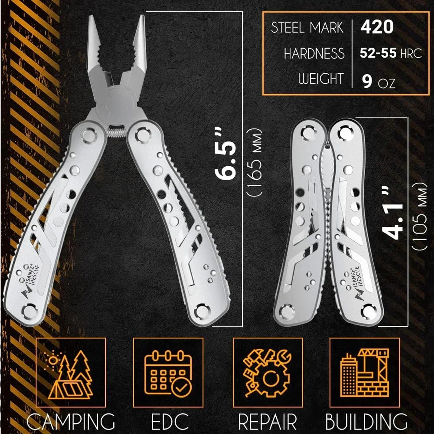 24-in-1 Premium Multitool Pliers Set