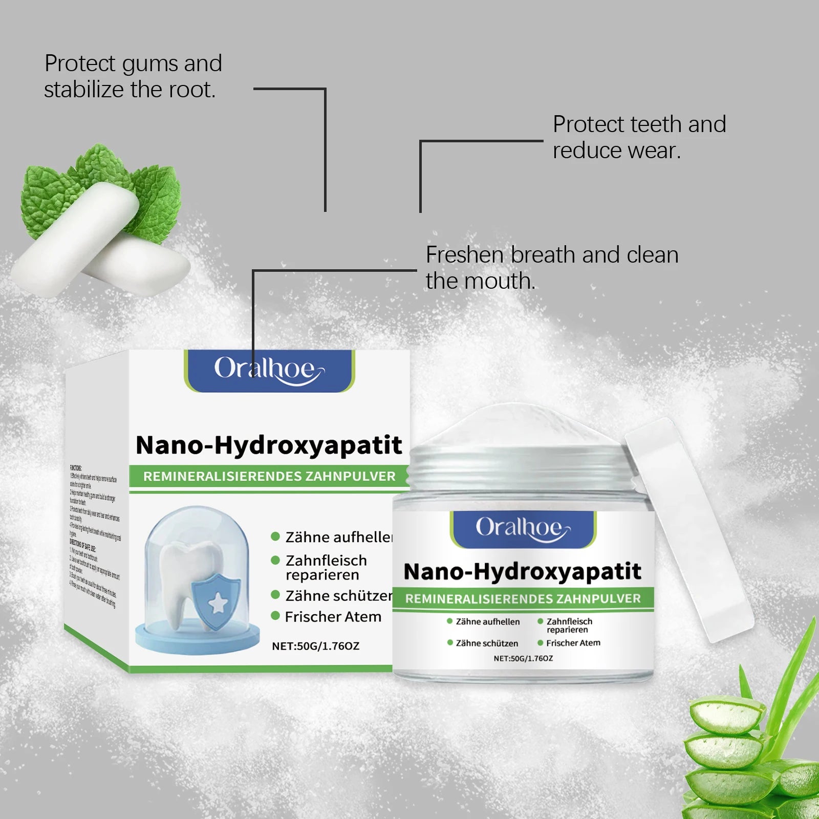 Teeth Whitening Powder - Plaque & Stain Remover