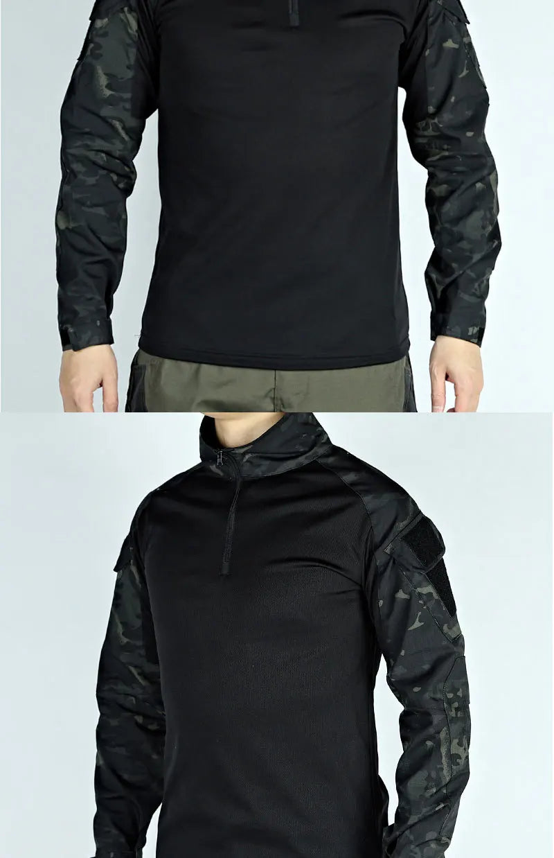 Army Outdoors Long Sleeve Tactical Shirt - Breathable Training & Hiking Tee