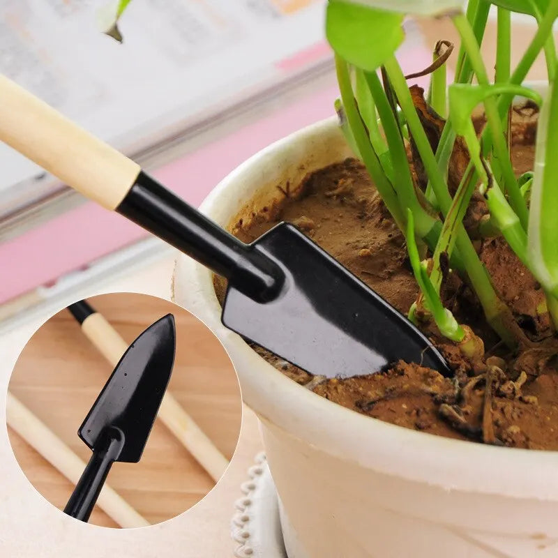 Mini kit d'outils de jardin - Kit de jardinage multifonction 3 pièces
