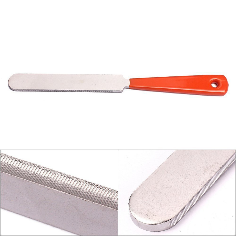 Kit d'outils pour l'entretien et la réparation de guitare : organiseur de cordes, règle de réglage de l'action des cordes, outil de mesure, jeu de clés hexagonales, limes, embouts