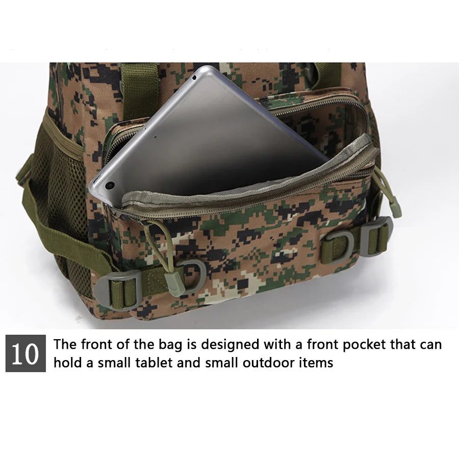 Tactical Camouflage Training Backpack