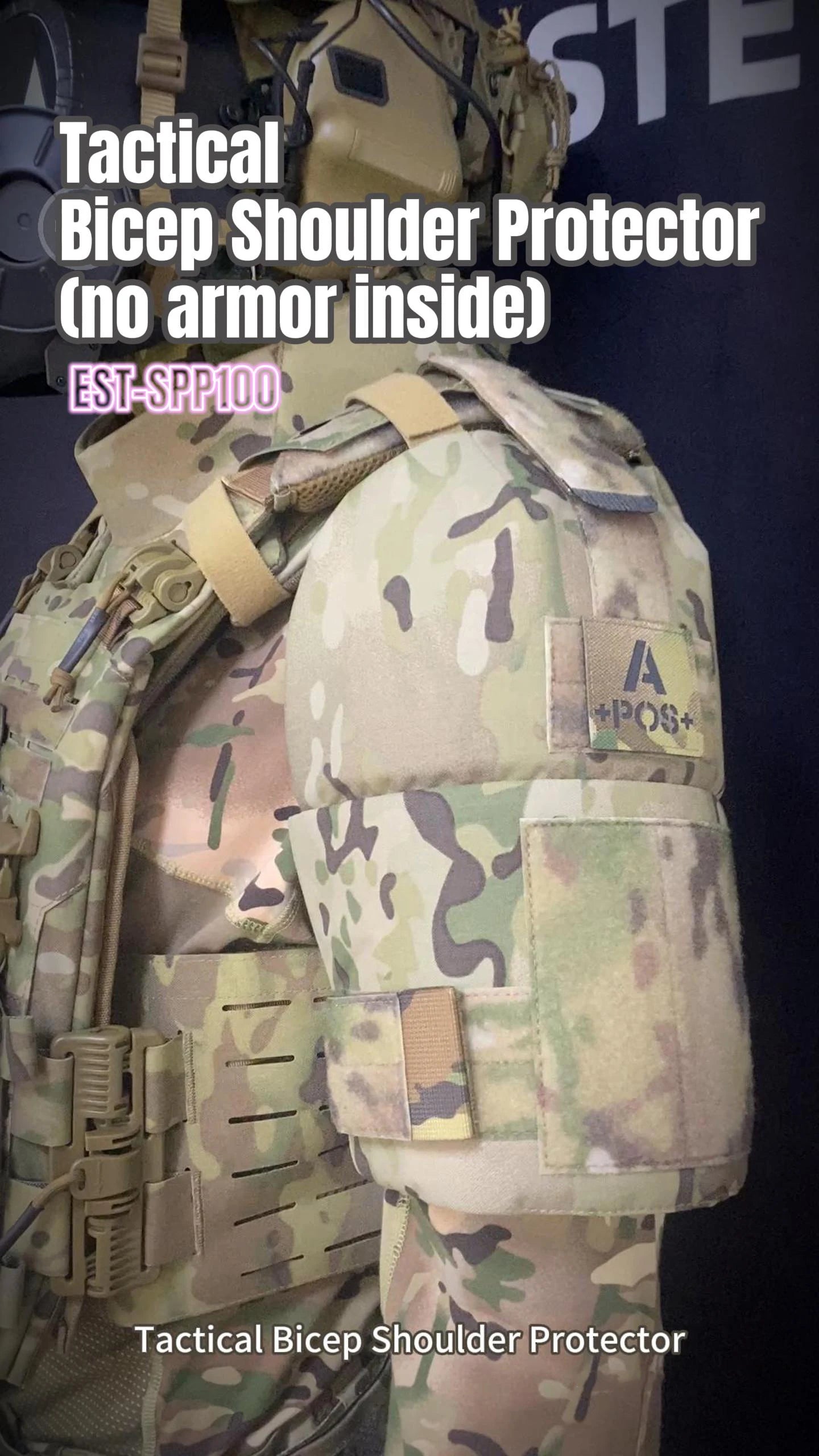Épaulières tactiques, accessoires pour gilets militaires, équipement de chasse, protection extensible, amovible et réglable pour armes à air comprimé