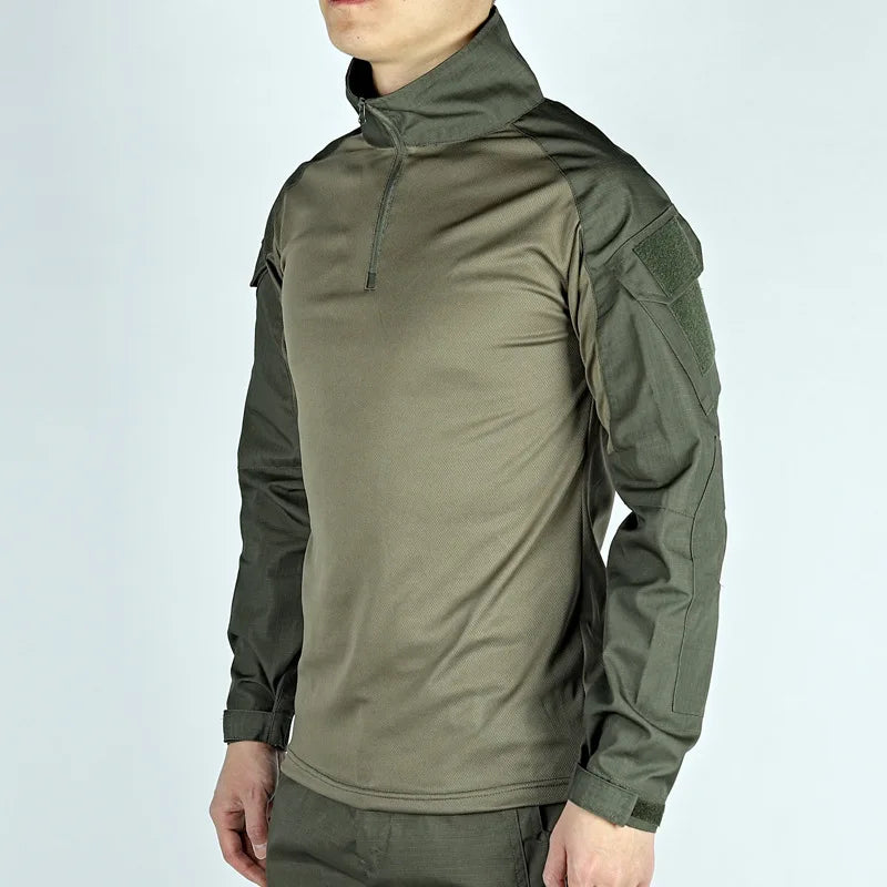 Army Outdoors Long Sleeve Tactical Shirt - Breathable Training & Hiking Tee