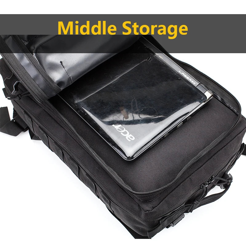 40L Waterproof Tactical Backpack with MOLLE System