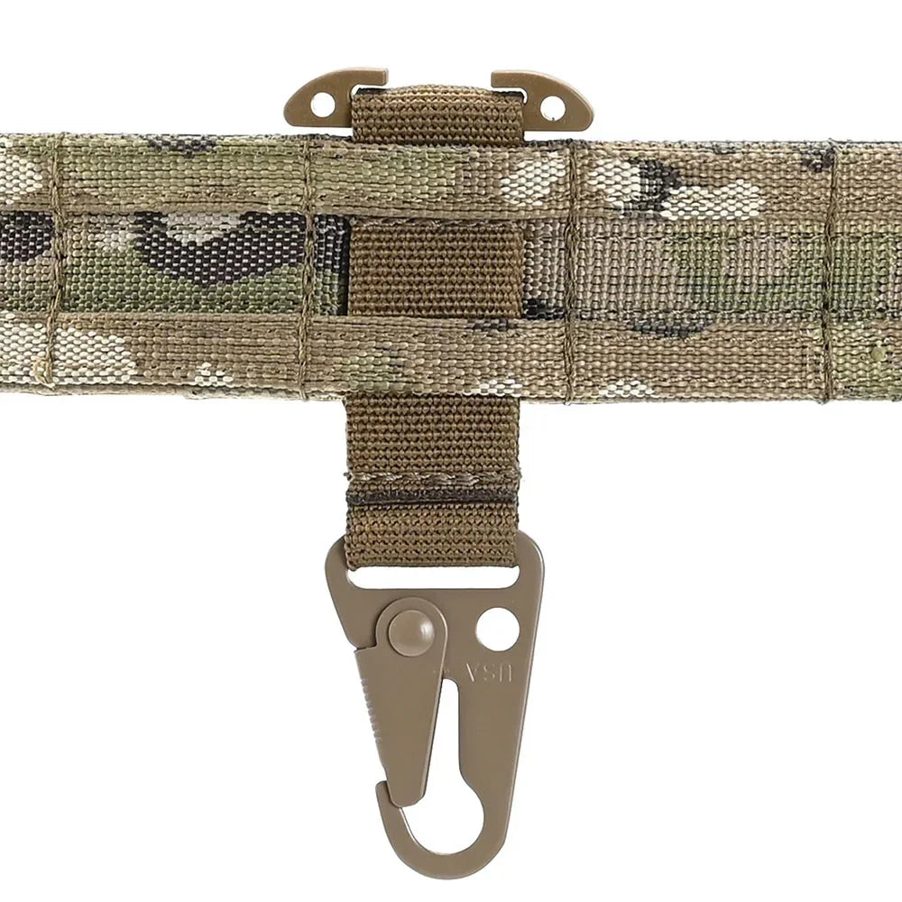 MOLLE T-Mount Carabiner Clip - Tactical Gear Attachment Hook