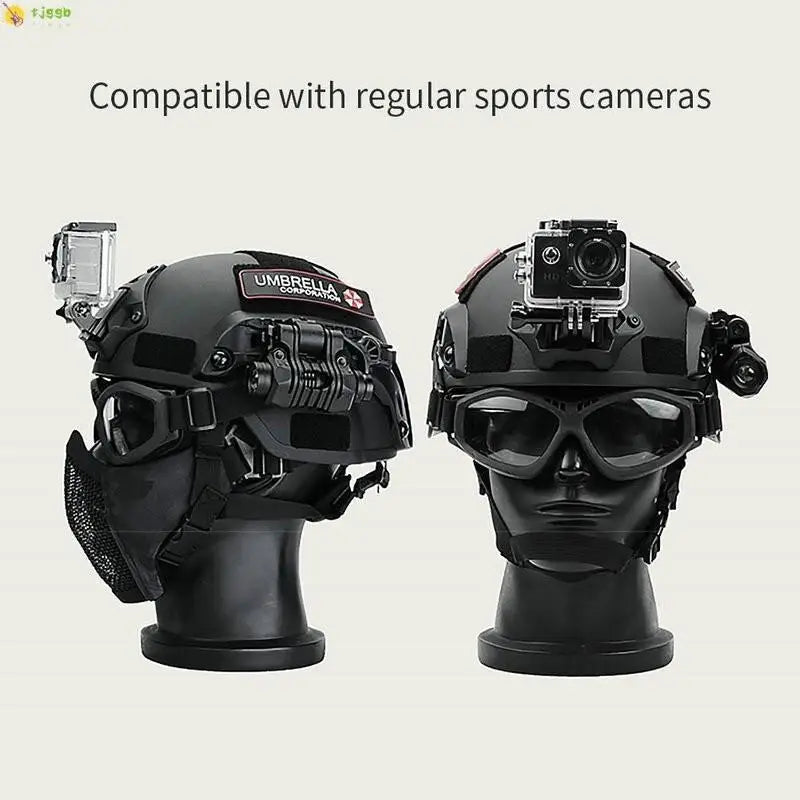 Tactical Military Helmet - ABS Protective Gear for Airsoft & Outdoor Sports