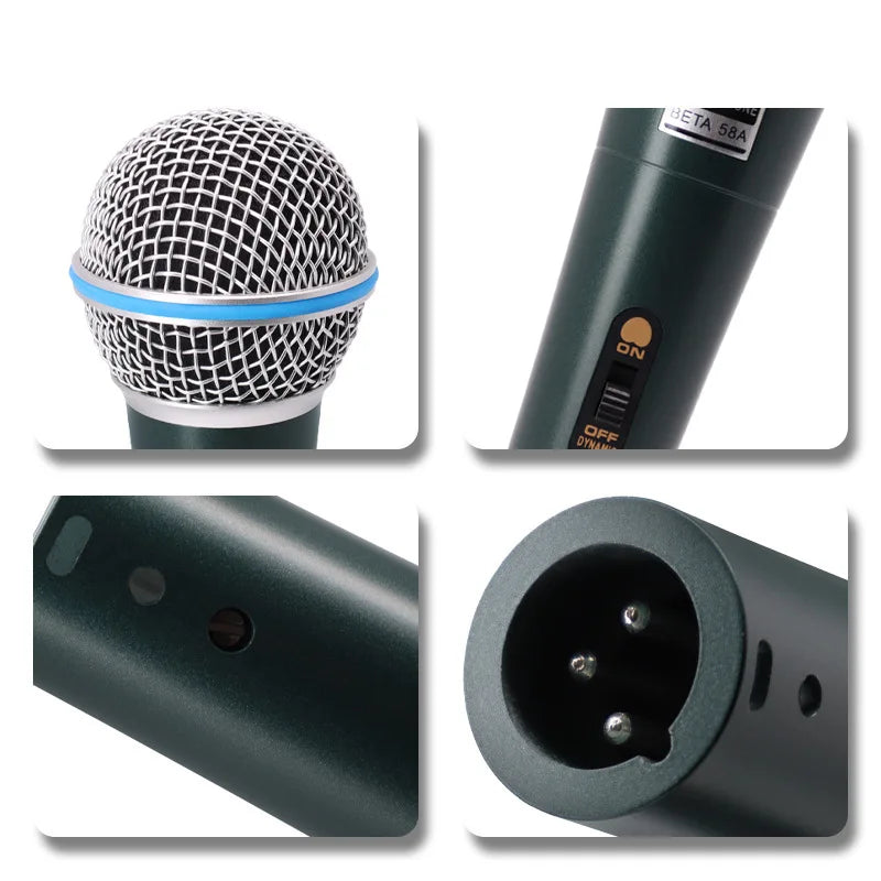 Microphone filaire professionnel - Karaoké, jeux vidéo et streaming en direct
