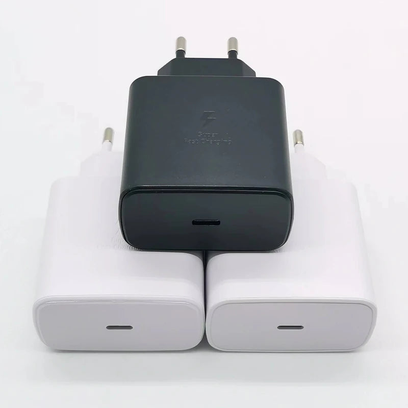 Chargeur Samsung 45 W à charge ultra rapide, adaptateur de charge rapide de 1,8 m de type C pour Galaxy S24, S23, S22, S21, S20, Note 20 Ultra, 10, Z Flip, Fold 6, 5, 4, 3 et 2