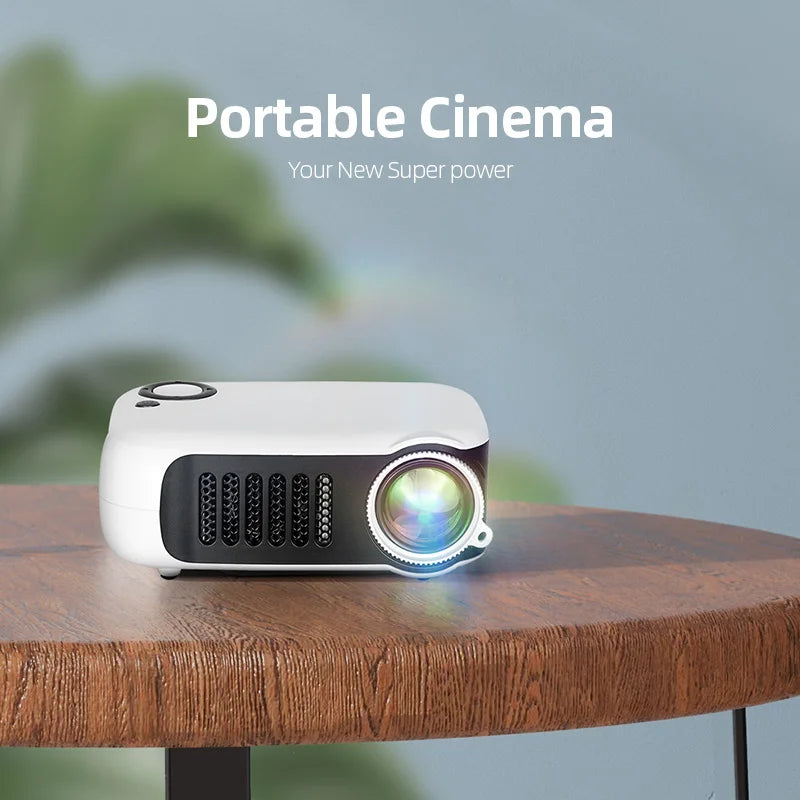 Portable LED Mini Projector - 1080P & 4K Support