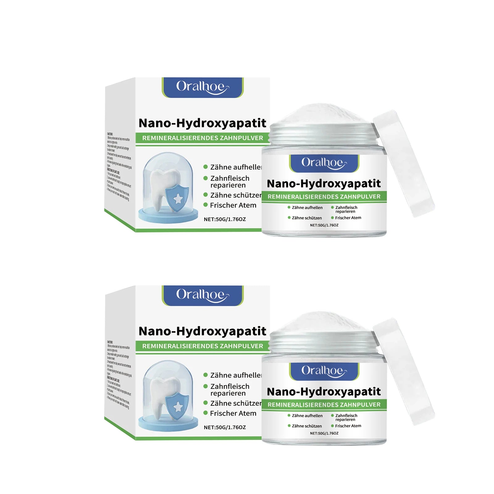 Teeth Whitening Powder Remove Plaque Stains Deep Cleaning Oral Improve Oral Smell Repair Enamel Sensitive Brighten Tooth Care