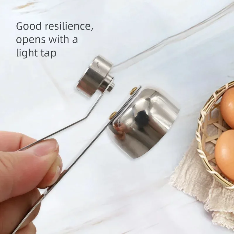 Casse-œufs en acier inoxydable, ouvre-œufs, ciseaux à coquille, ustensiles de cuisine créatifs, accessoires et gadgets sympas