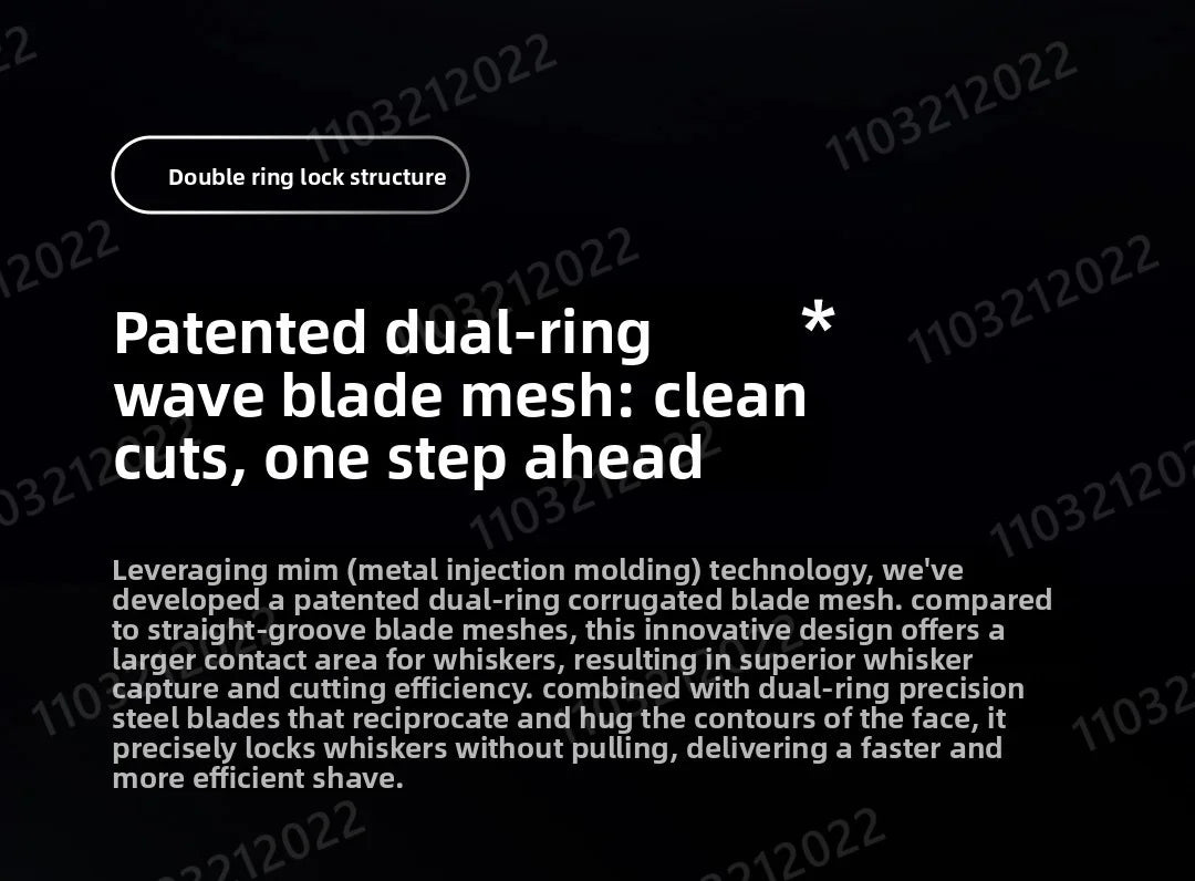 Rasoir électrique Xiaomi Pro avec tondeuse à barbe, utilisable sur peau sèche ou humide, étanche, écran couleur dynamique, rasage complet à 360°, autonomie de 90 jours.
