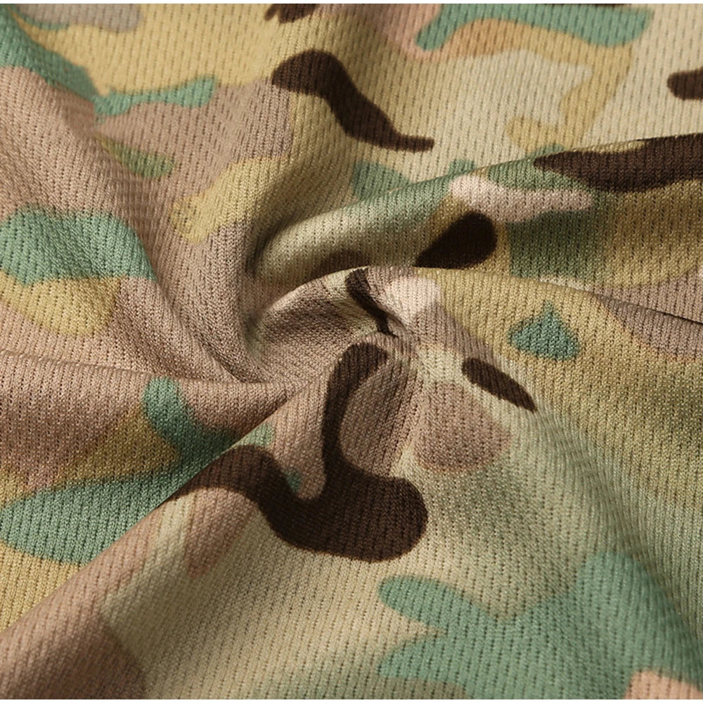 Outdoor Sports Camouflage T-Shirt - Quick Dry Hiking & Hunting Tee