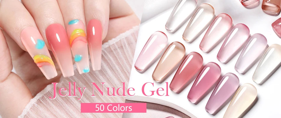 Vernis à ongles gel BORN PRETTY 10 ml, 130 couleurs, semi-permanent, semi-dissolvable, UV, base et top coat.