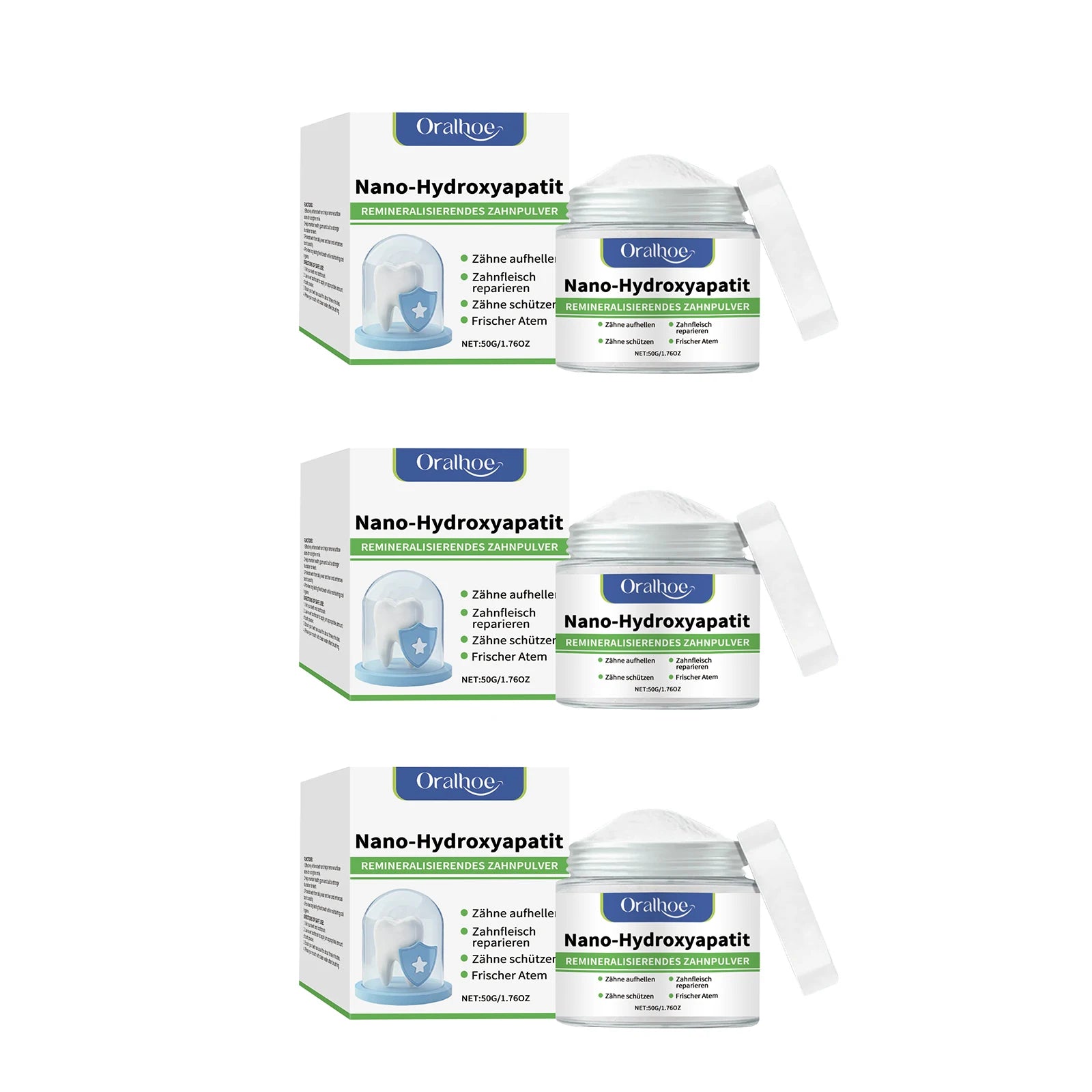 Teeth Whitening Powder Remove Plaque Stains Deep Cleaning Oral Improve Oral Smell Repair Enamel Sensitive Brighten Tooth Care