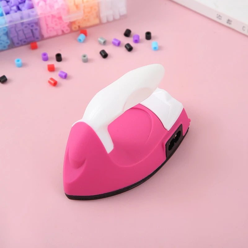 Mini Electric Iron Diy Iron Iron Portable Handy Heat Press Silicone Heat Insulation Pad Small Iron For Ironing Clothes Laundry