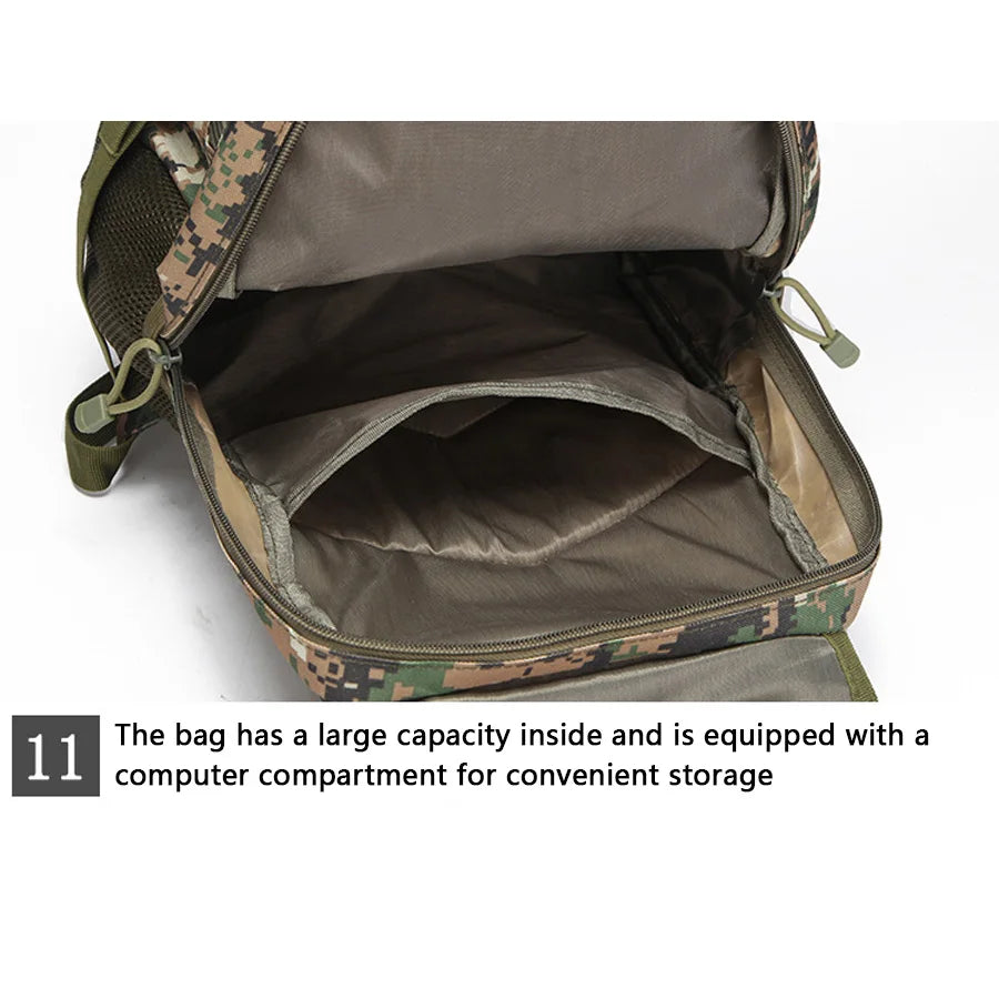 Tactical Camouflage Training Backpack