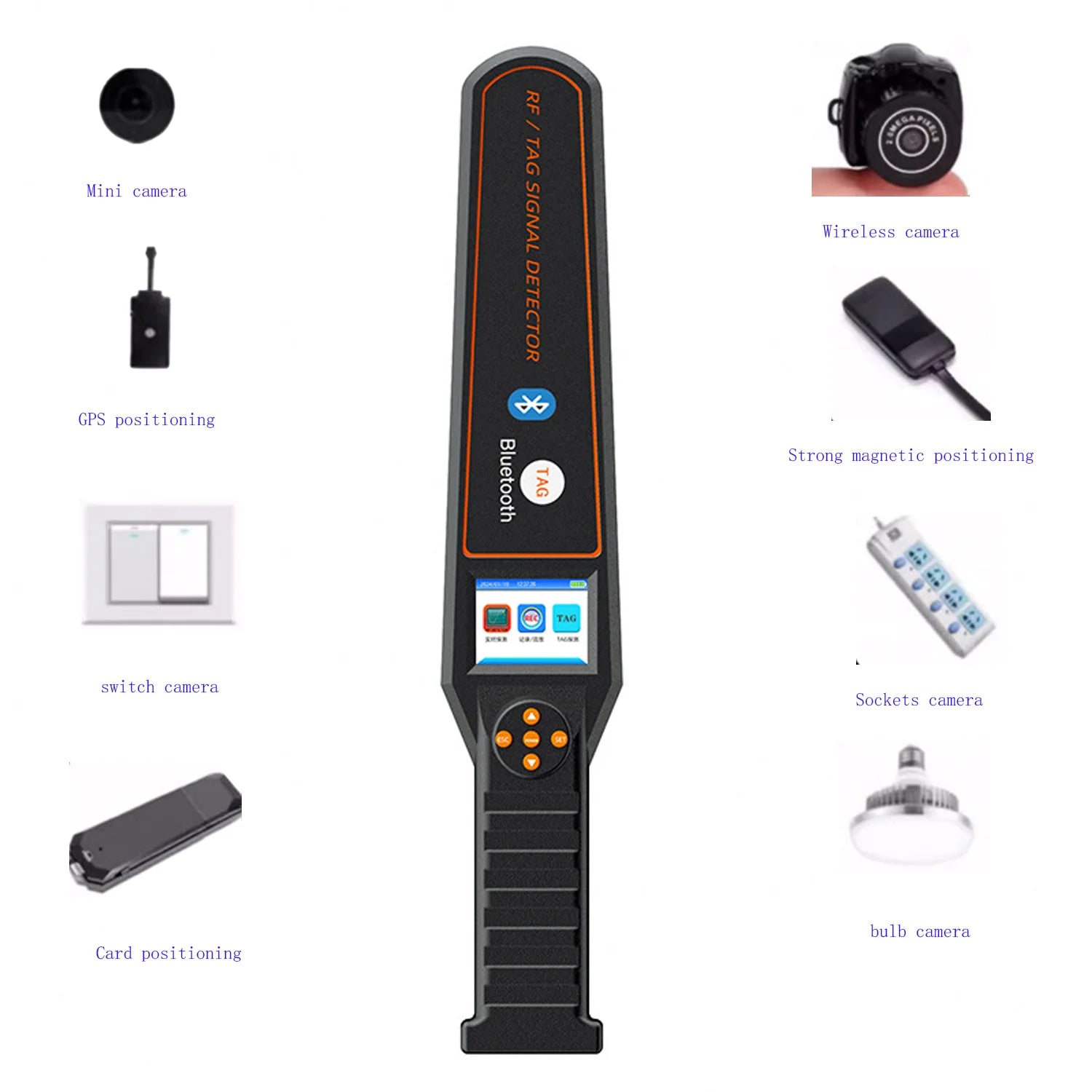 anti spy gadgets DS828 Privacy Protection Detector, GPS/Wireless Bug/Camera Detection for Home/Hotel/Office