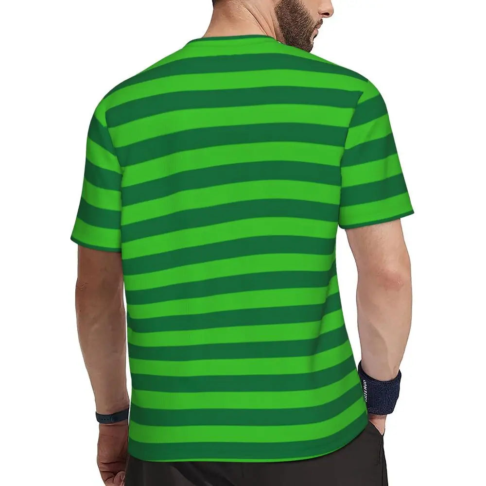 Gym T-Shirt Mondrian Line - Colorful Plaid Y2K Retro Graphic Tee