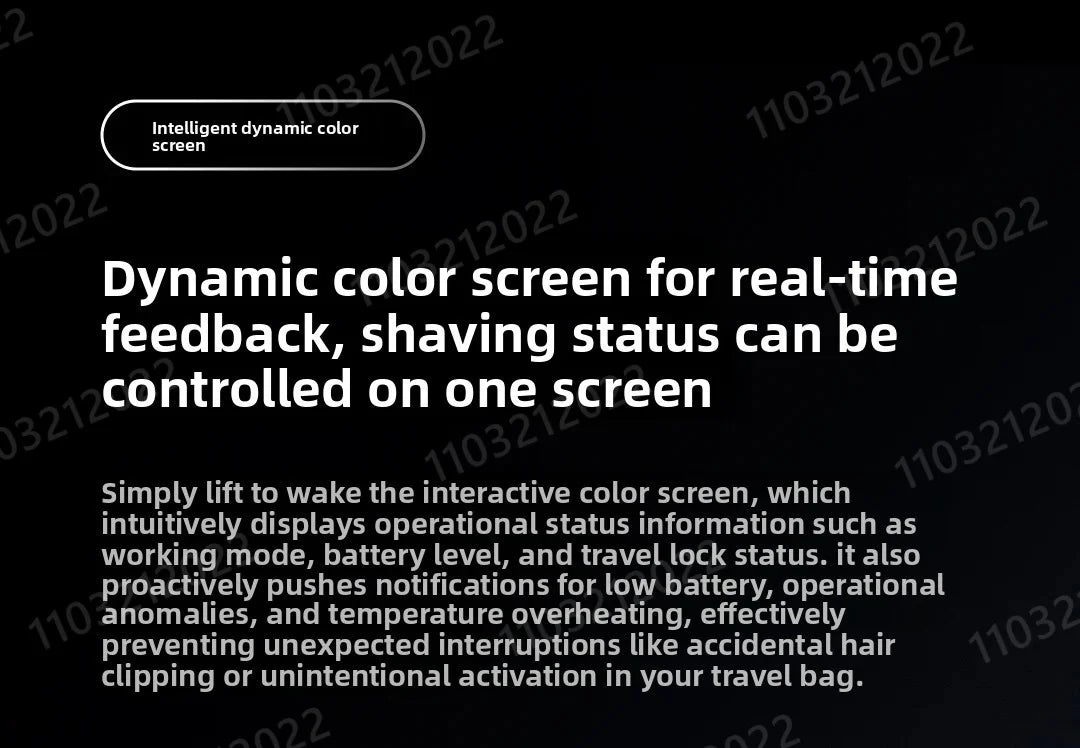 Rasoir électrique Xiaomi Pro avec tondeuse à barbe, utilisable sur peau sèche ou humide, étanche, écran couleur dynamique, rasage complet à 360°, autonomie de 90 jours.