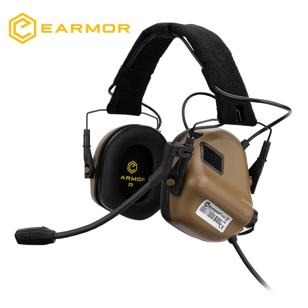 EARMOR M32 SE Tactical Headset - Electronic Noise Reduction for Shooting & Hunting