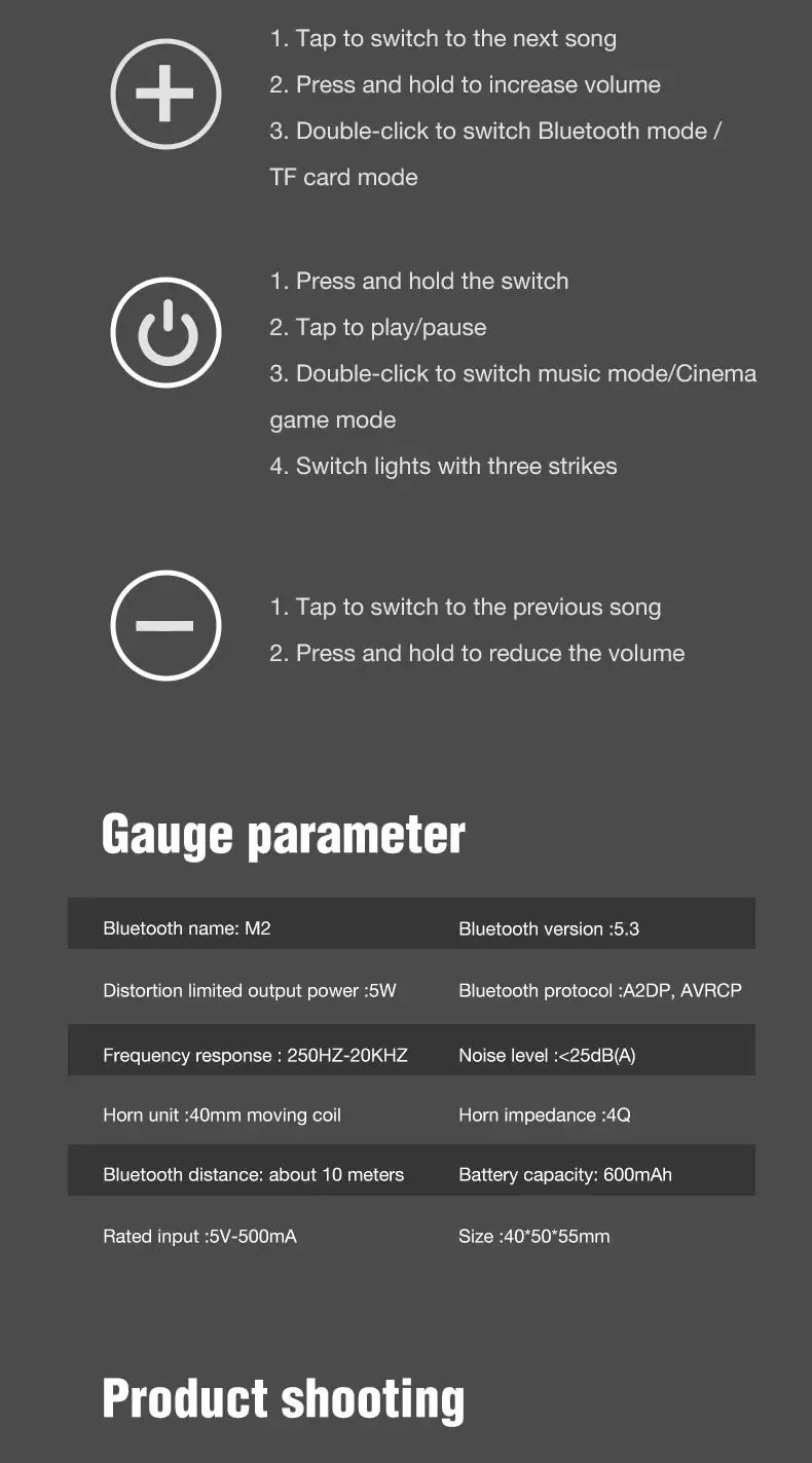 Magnetic Bluetooth Speaker RGB Mini Portable Speaker Magnetic Phone Holder Ring Wireless Sound Box Bluetooth Speaker Tower