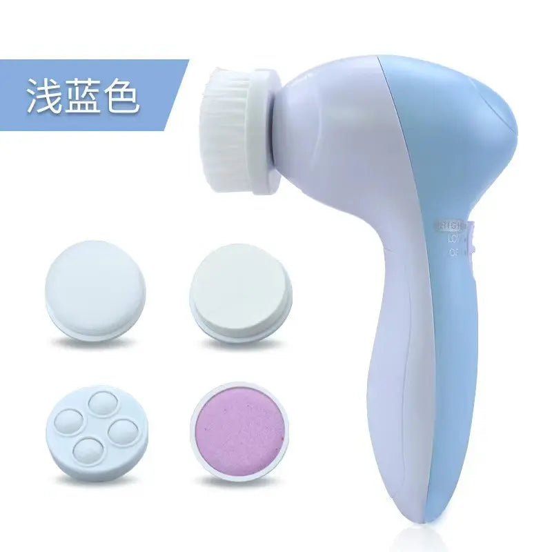 5-in-1 Electric Facial Cleansing Brush - Spa-Quality Skin Care System