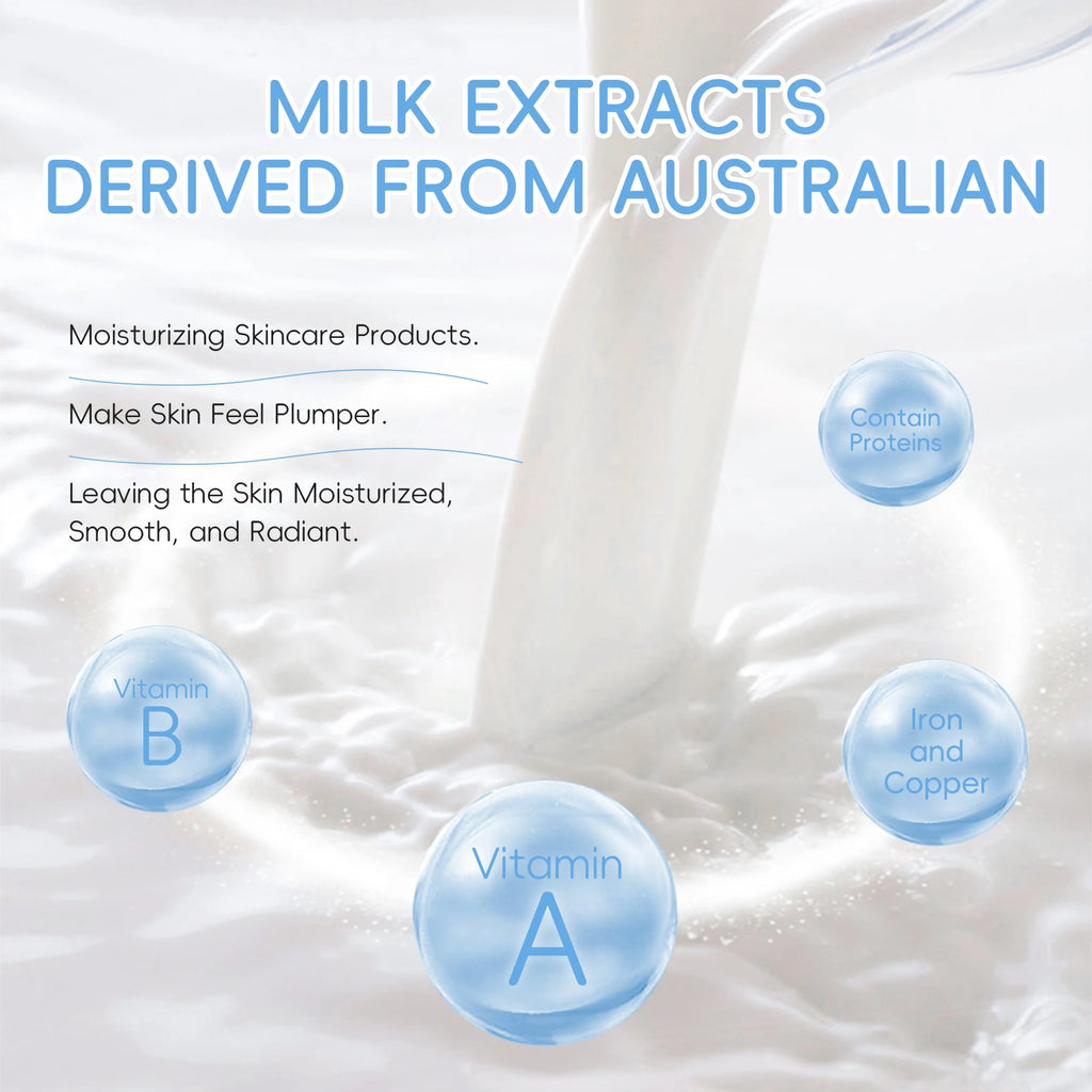 LAIKOU Milk Glowing Trio Set - Deep Nourishment & Hydrating Skincare Kit