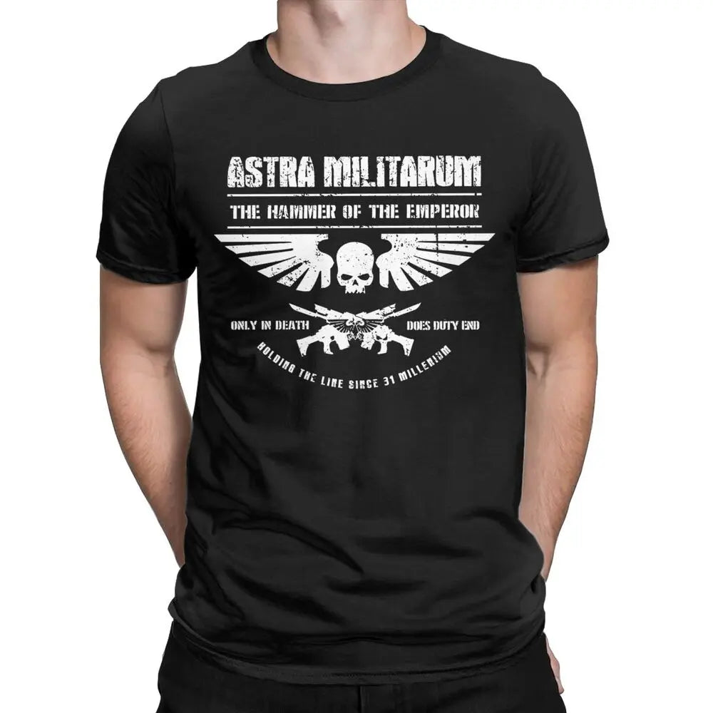 Hammer Of The Emperor Astra Militarum T-Shirt - Gaming Graphic Tee