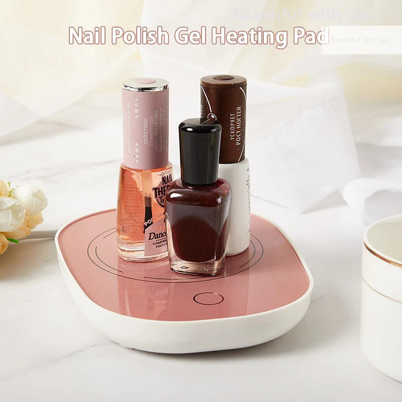 Vernis à ongles gel, coussin chauffant, colle pour extensions, colle photothérapie, manucure à basse température