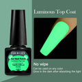 Vernis à ongles gel semi-permanent Four Lily 7 ml, finition lumineuse fluorescente phosphorescente, à dissoudre sous une lampe UV/LED.