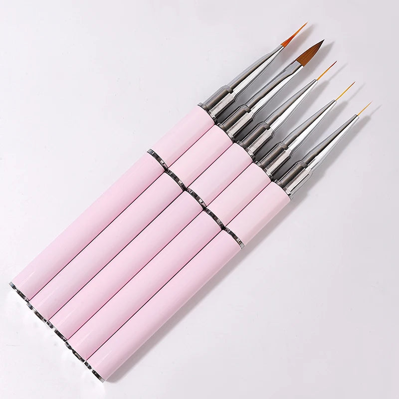Professional Thin Liner Nail Art Brush - French Paint & UV Gel Decoration