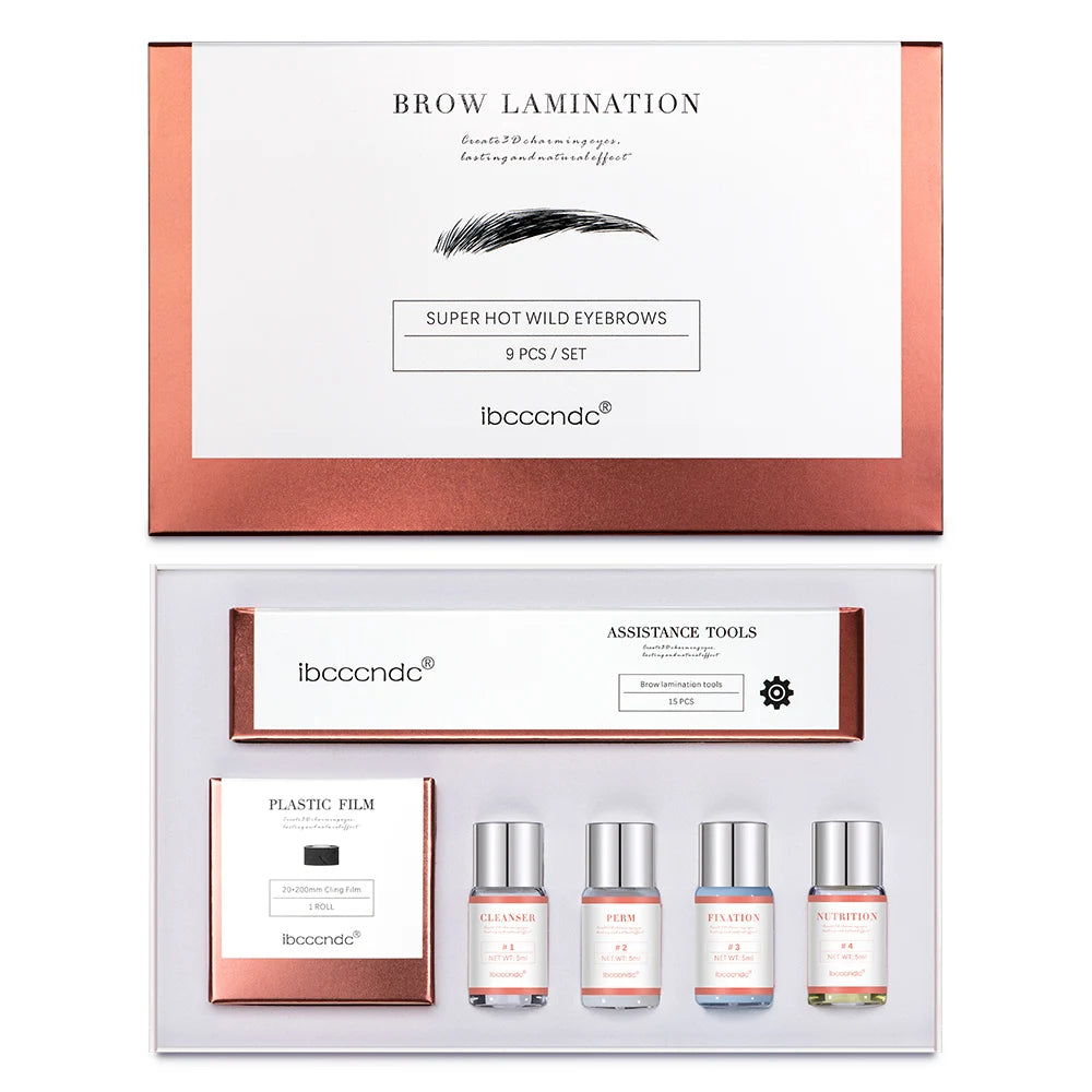 Professional Brow Lamination Kit - At-Home Eyebrow Lift & Perming Set