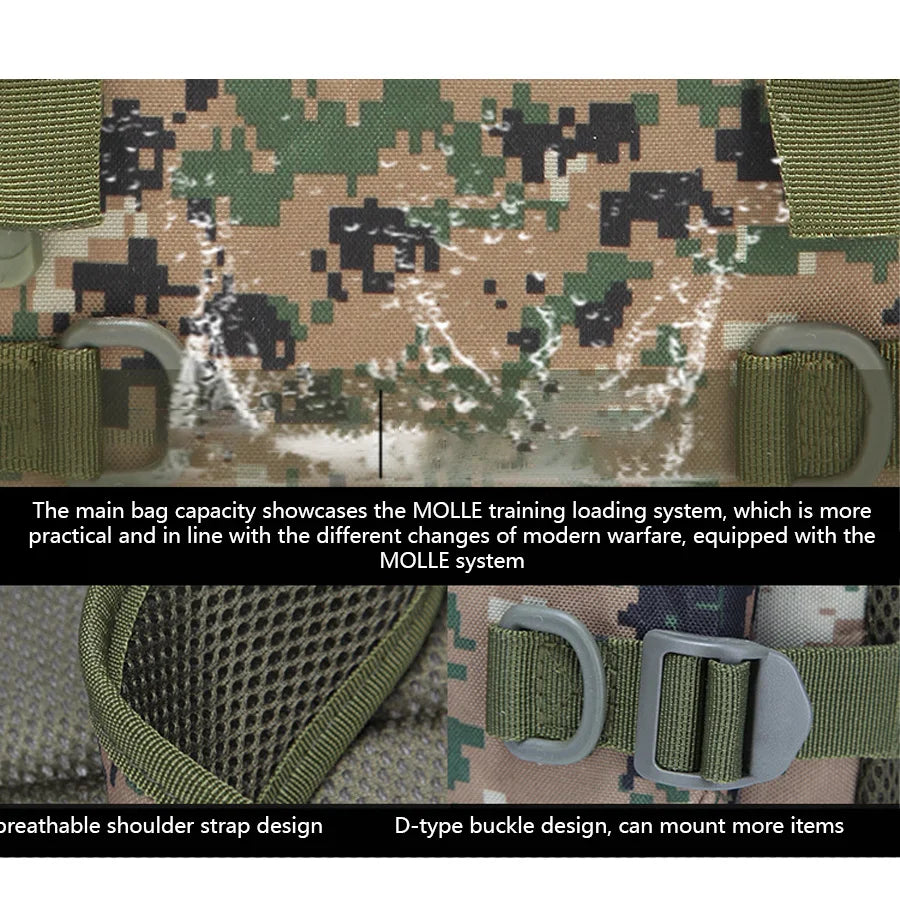 Tactical Camouflage Training Backpack