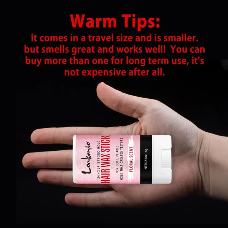Professional Styling Wax Kit for Women,Smoothing, Broken Back Hair Mud, Anti-frizz Pomade,Messy Hairs Control Wax Rod