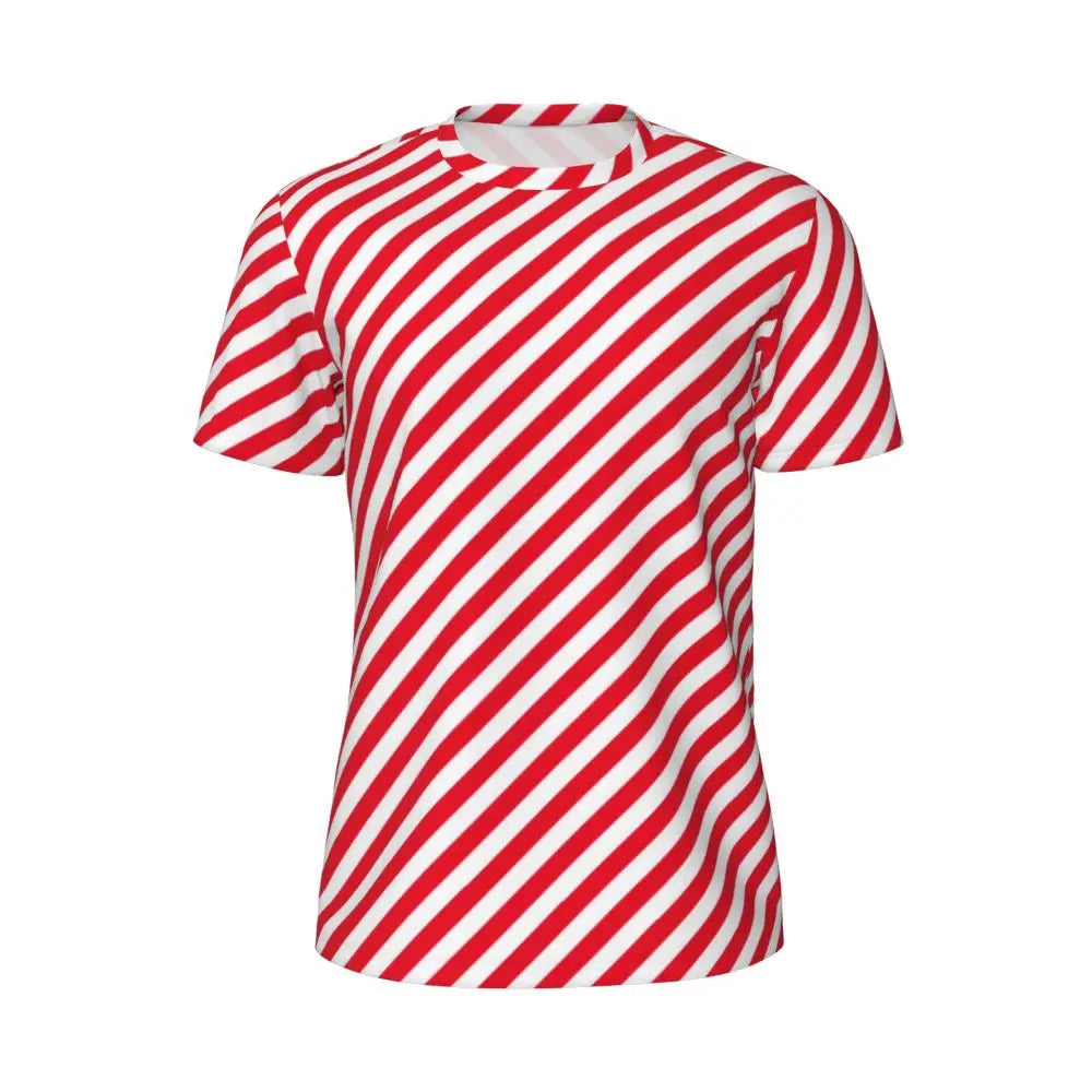 Gym T-Shirt Mondrian Line - Colorful Plaid Y2K Retro Graphic Tee