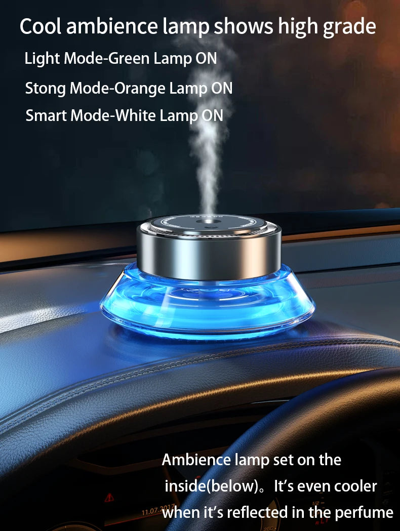 Car Essential Oil Diffuser Smart Spray Portable Wireless Usb Air Perfume Aroma Diffuser For Scent Air Freshener Car  Fragrance